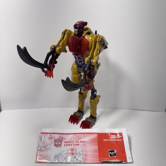 Transformers Universe - Night Slash Cheetor w/ Manual - Hasbro 2004 - Complete - Picture 5 of 7